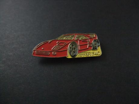 Ferrari F40 supersportwagen jaren 80